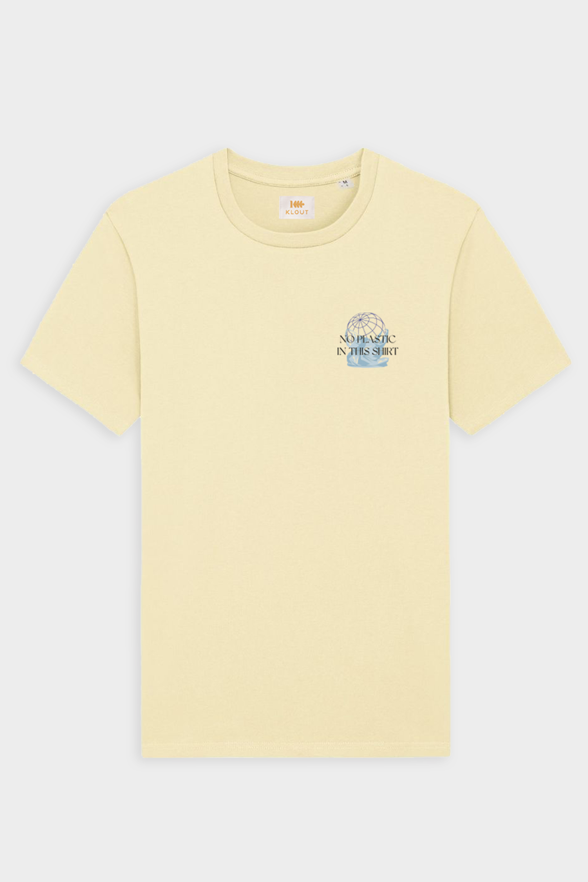 Camiseta Klout No Plastic Amarillo 