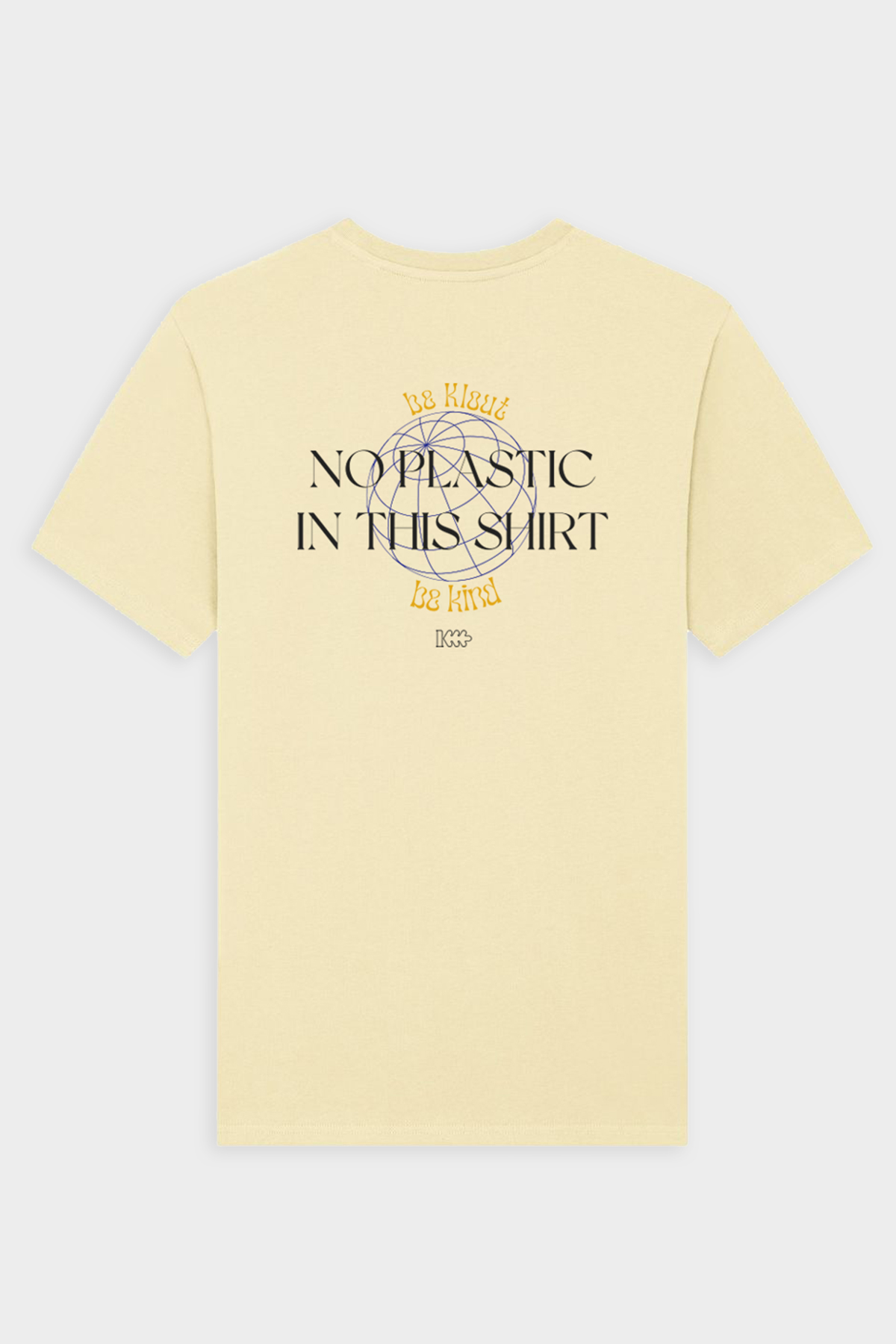 Camiseta Klout No Plastic Amarillo 
