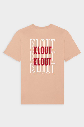  Camiseta Klout Graphic Rosa Salmon 