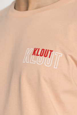  Camiseta Klout Graphic Rosa Salmon 