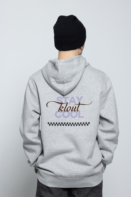  Sudadera Klout Cool Gris Unisex