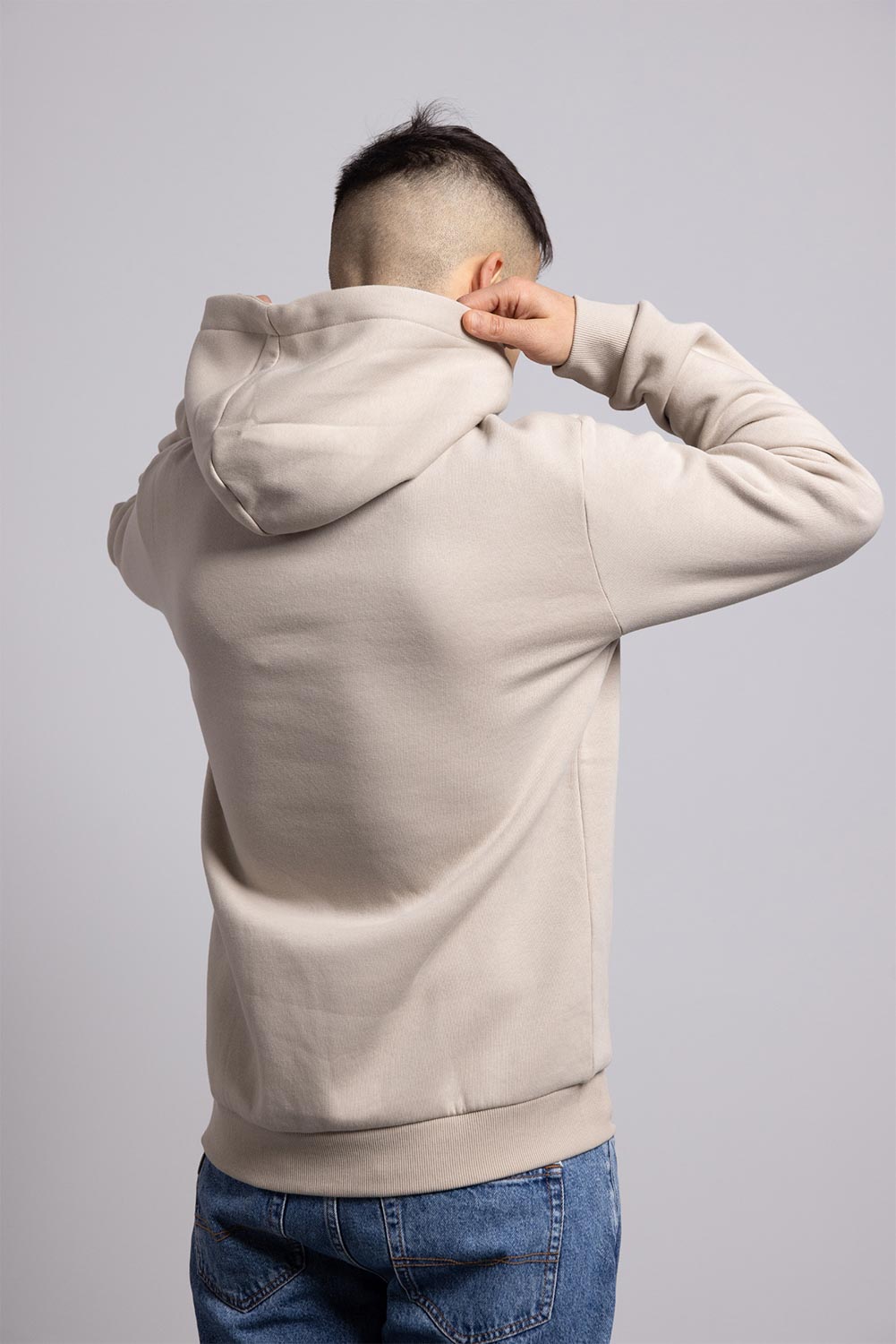 HOODIE BORDADA BEIGE