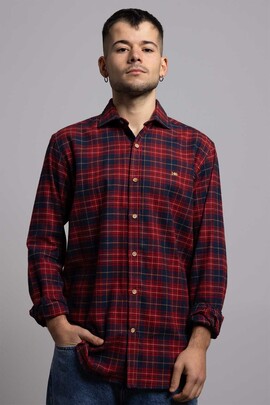  CAMISA TARTAN ESCARLATA