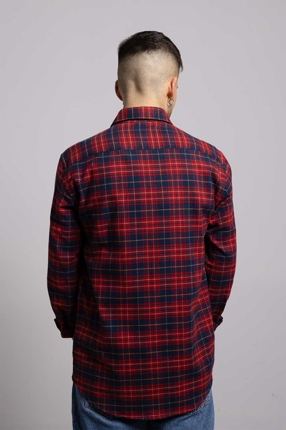 CAMISA TARTAN ESCARLATA